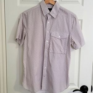 Wings and Horns short sleeve dress shirt, medium